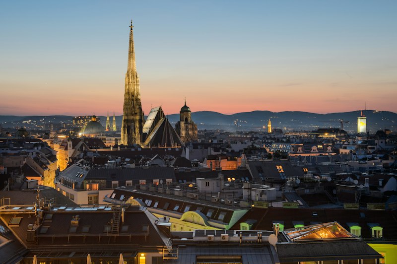 Skyline of Austria