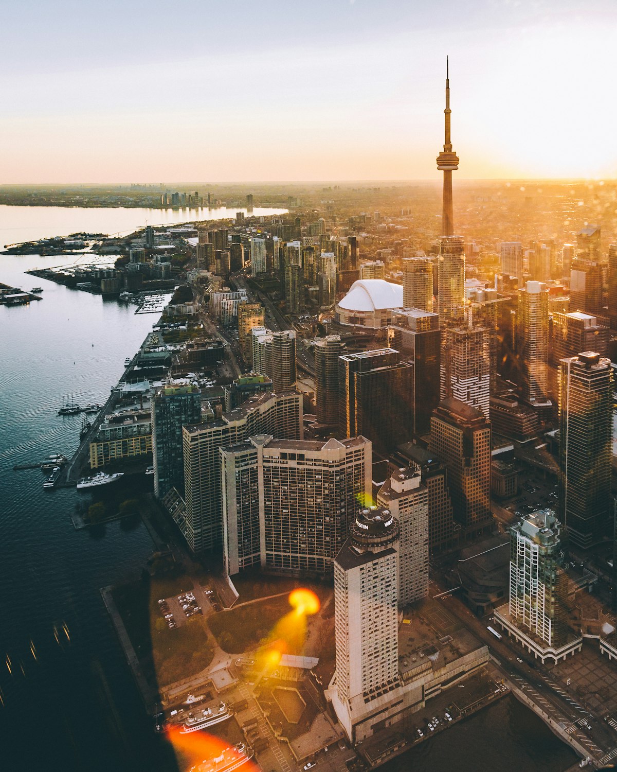 Iconic skyline of Canada