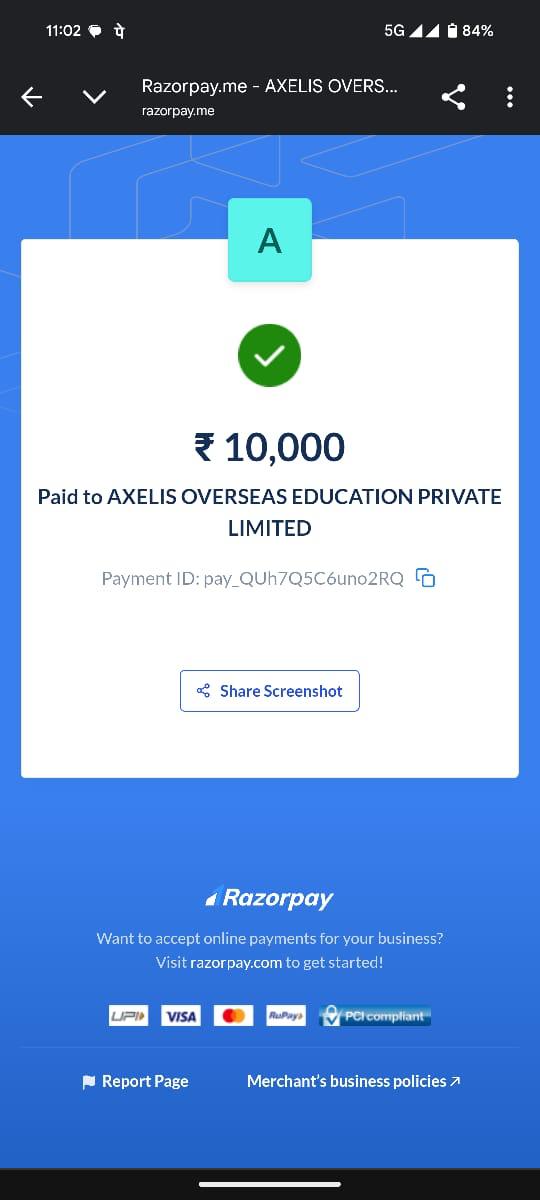 Razorpay payment proof 2